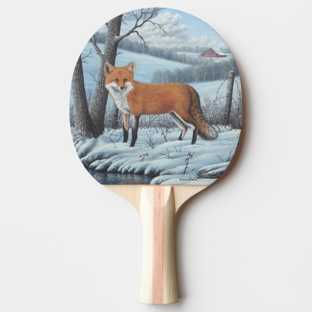 Roter Fox Tischtennis Schläger (Vorderseite)