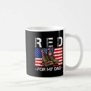 Roter Freitag für Papa-Flagge denkt an alle, die i Kaffeetasse