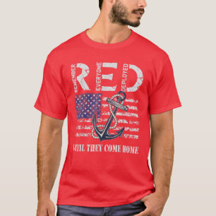 Roter Freitag Militär Stellvertreter der US-Marin T-Shirt