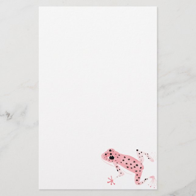 Roter Frosch Briefpapier (Vorderseite)