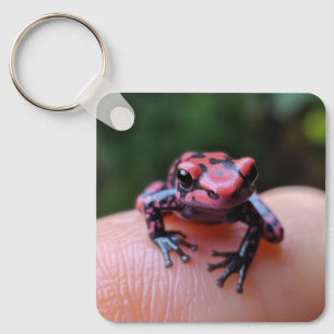 Roter Frosch Schlüsselanhänger