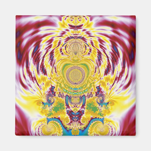 Roter Frühling Magnet (Vorne)