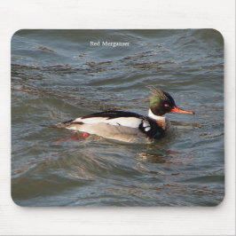 Roter Gänsesäger-Mauspad Mousepad