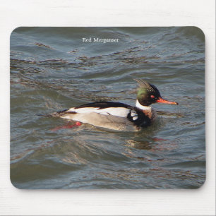 Roter Gänsesäger-Mauspad Mousepad