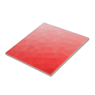 Roter geometrischer Maschenverlauf Fliese