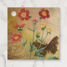 Roter Geschmack und Schmetterling