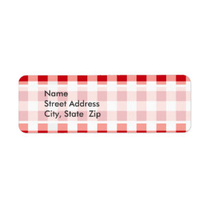 Roter Gingham