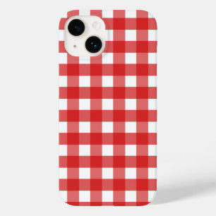 Roter Gingham Case-Mate iPhone 14 Hülle