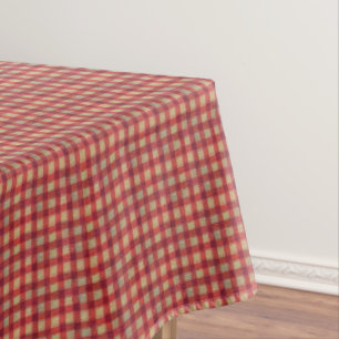 Roter Gingham Tischdecke