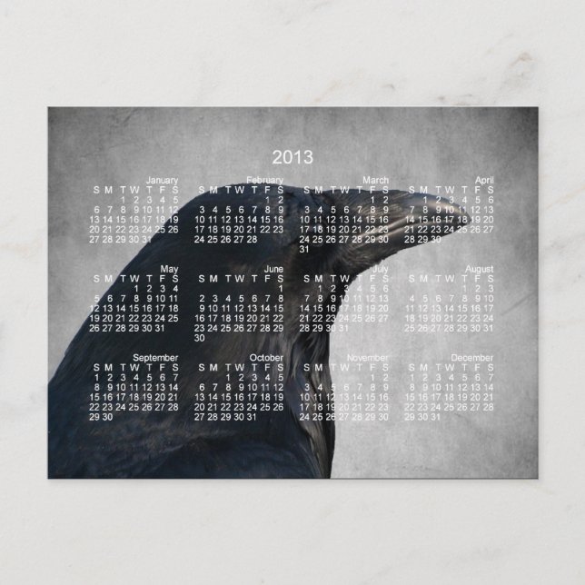 Roter Glamour Kalender 2013 Postkarte (Vorderseite)