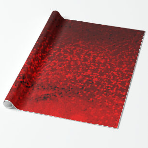 roter Glitter Geschenkpapier