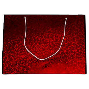 roter Glitter Große Geschenktüte