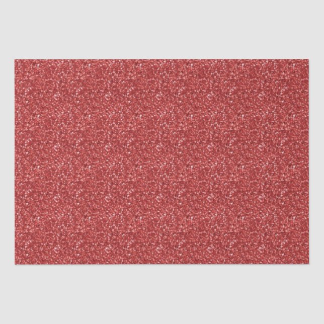 Roter Glitter Seidenpapier (Vorderseite)