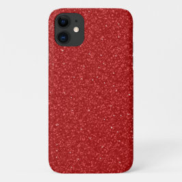 Roter Glitzer Case-Mate iPhone Hülle