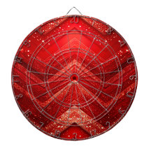 Roter Glitzer Decorative Dartboard