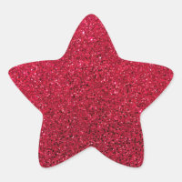 Roter Glitzer-Look
