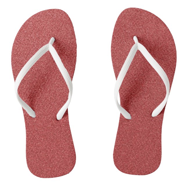 Roter Glitzer, Sparkle, Hintergrund des Glitzer Flip Flops (Fußbett)