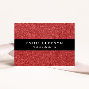 Roter Glitzer, Sparkle, Hintergrund des Glitzer Visitenkarte