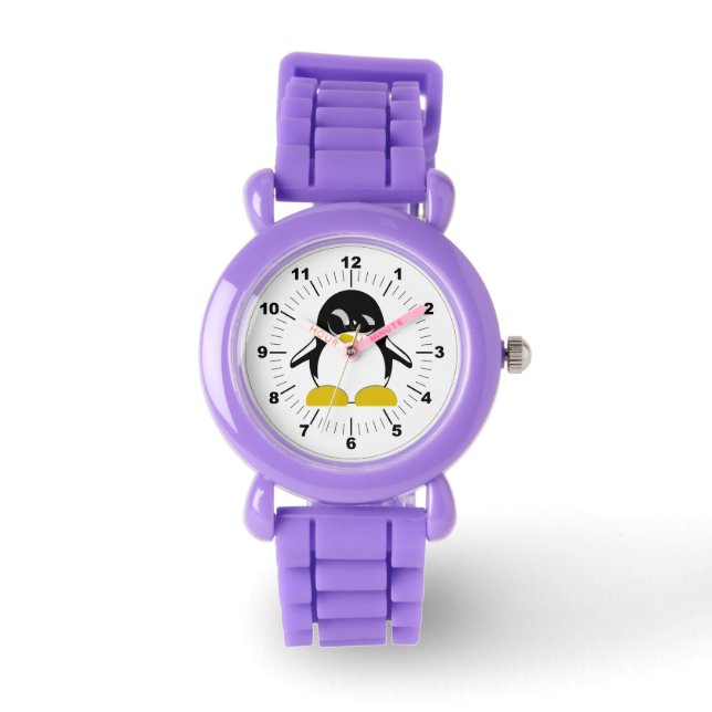 Roter Glitzer von Kid Armbanduhr (Vorderseite)