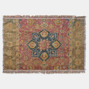 Roter Gold Kashan Teppich Perser Asiatisch Decke