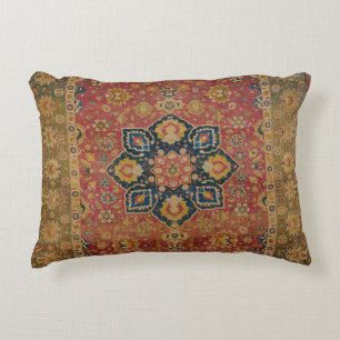 Roter Gold Kashan Teppich Persisch Asiatisch Dekokissen