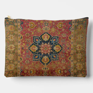 Roter Gold Kashan Teppich Persisch Asiatisch Zubehörtasche