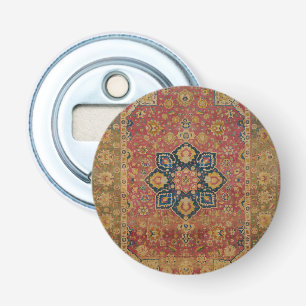 Roter Gold Kashan Teppich Persischer Asiatischer Flaschenöffner