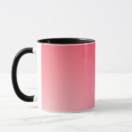 Roter Gradient-Kreis-Vignette abstraktes Design Tasse