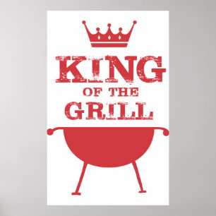 Roter Grillkönig Poster