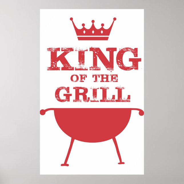 Roter Grillkönig Poster (Vorne)