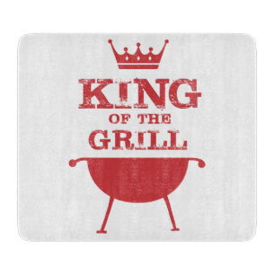 Roter Grillkönig Schneidebrett