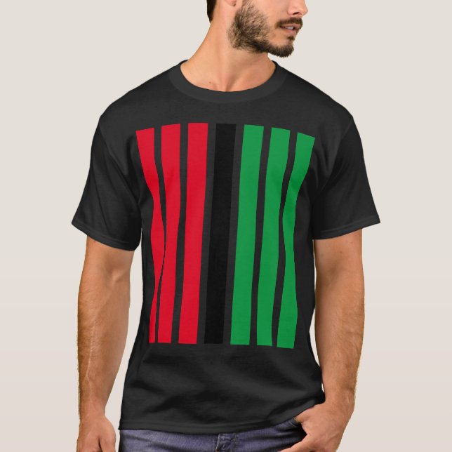 Roter Grüner Kwanzaa-T - Shirt (Vorderseite)