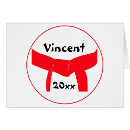 Roter Gürtel für Kampfkunst