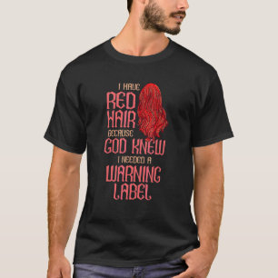 Roter Haahaar Rotkopf T-Shirt