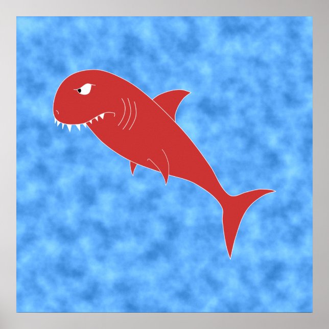 Roter Hai. Poster (Vorne)