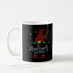Roter-Hals-Gnom-Büffel-Karo-passende-Familien-Chri Kaffeetasse