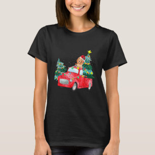 Roter Heeler fährt roten LKW Weihnachten Australis T-Shirt