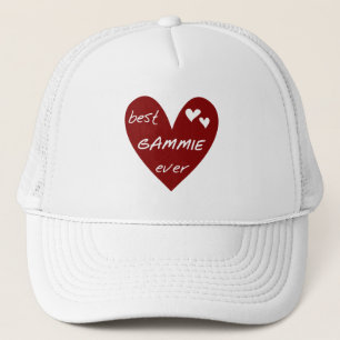 Roter Herz Best Gammie Ever T-Shirts und Geschenke Truckerkappe