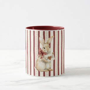 Roter Herz Liebes-Hase Kaninchen Tasse