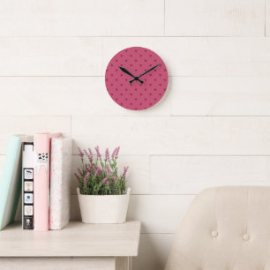 Roter Herzen Wanduhr