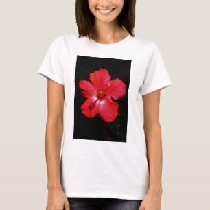 Roter Hibiskus T-Shirt