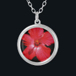Roter Hibiskus Versilberte Kette<br><div class="desc">Roter Hibiskus Blume Hibiskus ist eine blühende Pflanze in der Mallow-Familie, Malvaceae. Er ist ziemlich groß und umfasst mehrere Hundert Arten, die in warmen, subtropischen und tropischen Regionen der ganzen Welt beheimatet sind. Senden Sie eine Nachricht an sandycloss@gmail.com oder sandycloss.smugmug.com, wenn Sie eines dieser Designs auf einem Produkt sehen möchten,...</div>