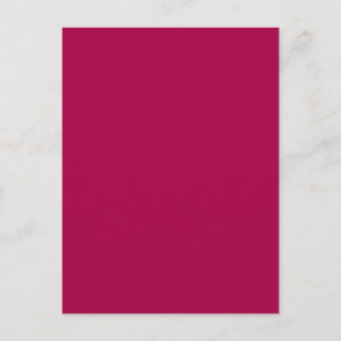Roter Himbeerrosa Trend Farbe Hintergrund Postkarte