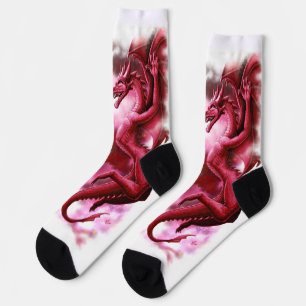 Roter Himmel am Morgen Socken