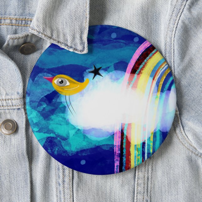 Roter Himmel Button (Beispiel)