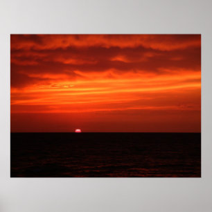 Roter Himmel Poster