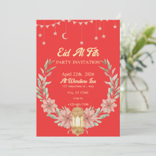 Roter Hintergrund der Wasserfarbe Einladung