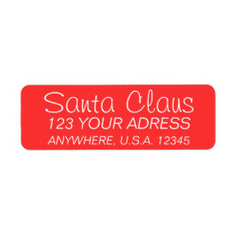 Roter Hintergrund des Weihnachtsmanns