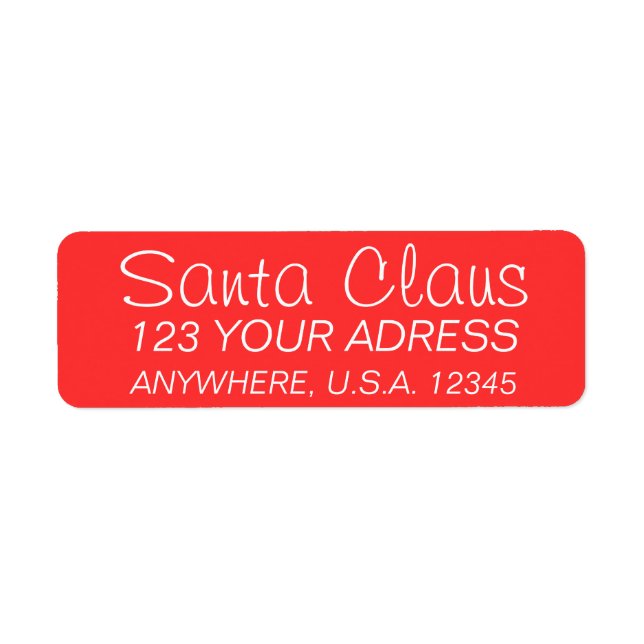 Roter Hintergrund des Weihnachtsmanns (Vorne)