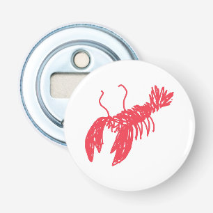 Roter Hummer Flaschenöffner